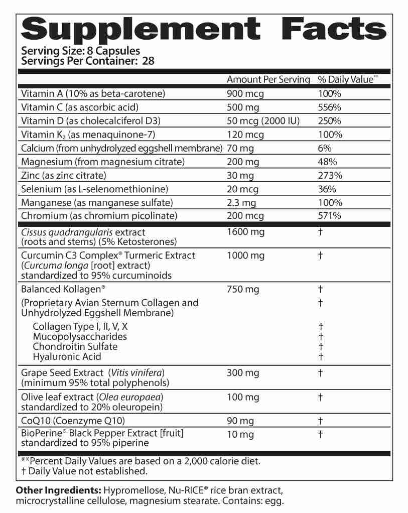 Joint Clinic supplement ingredients