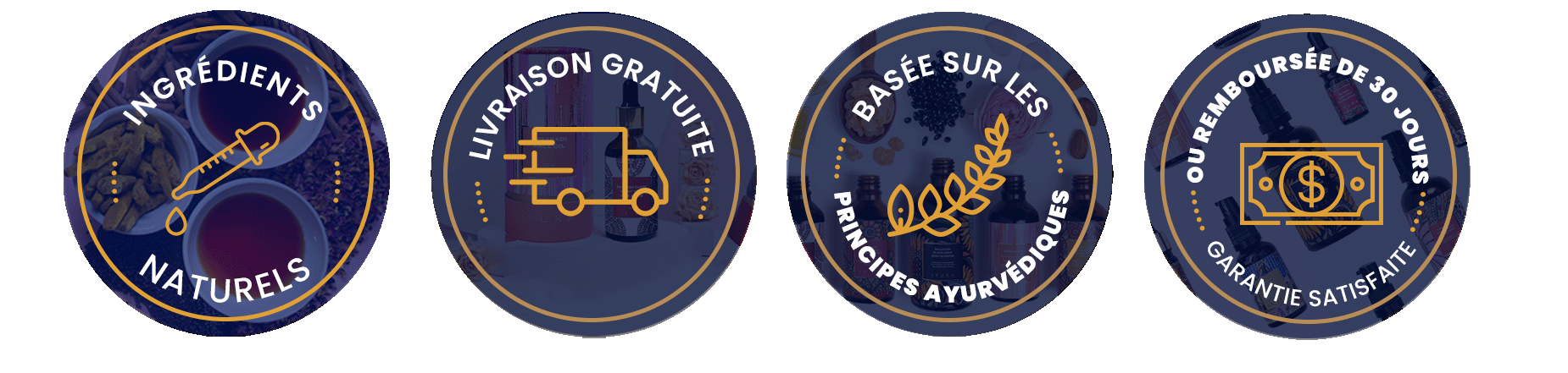 iYURA Trust Badges: 2. 30-Day Money-back Guarantee 3. No Additives or Binders 4. Not Tested on Animals