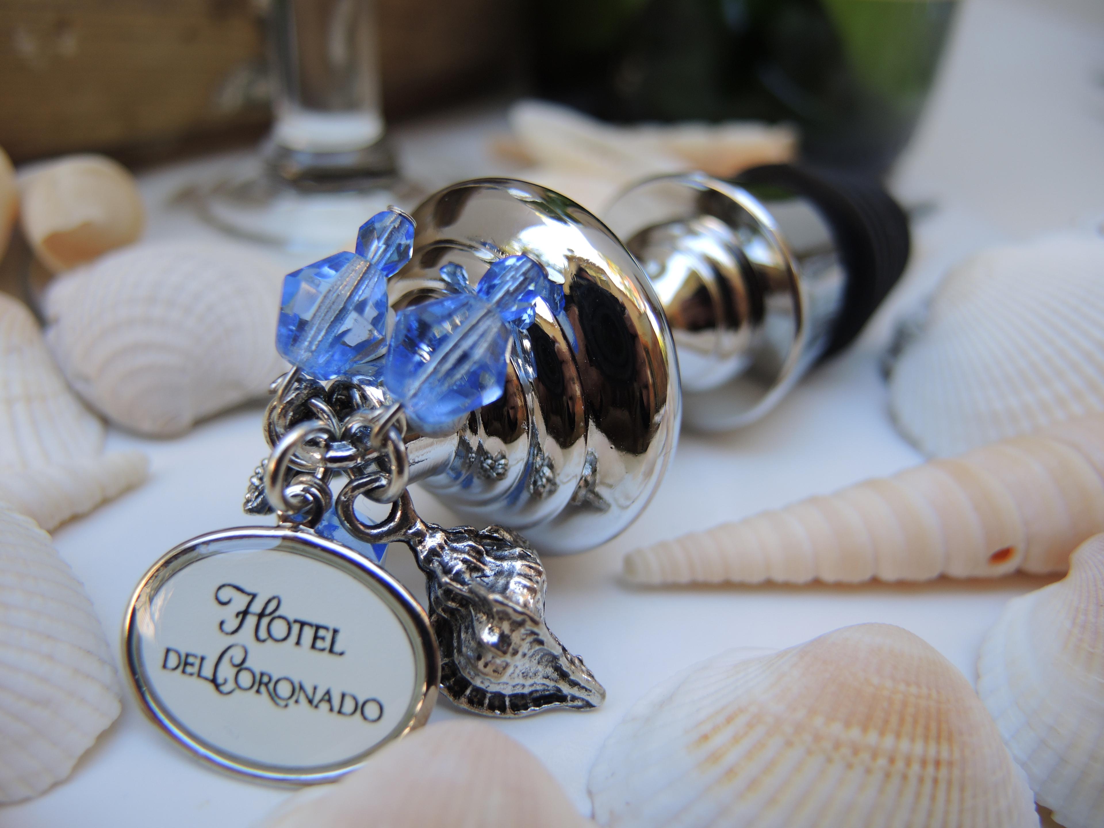 Custom Wine Bottle Stopper with custom charm