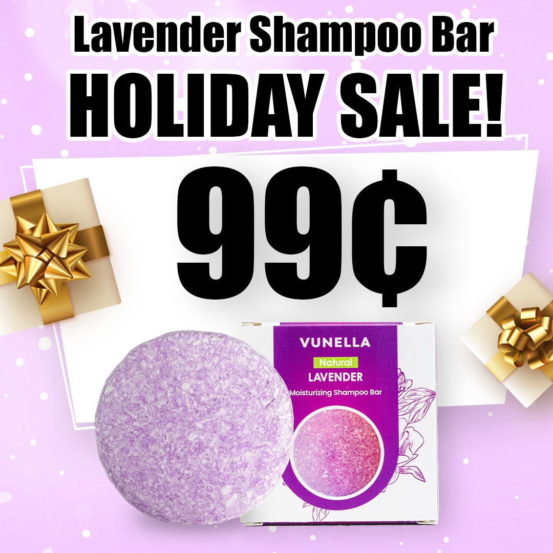 CLEARANCE SALE - $1.00 Lavender Shampoo Bar - Vunella