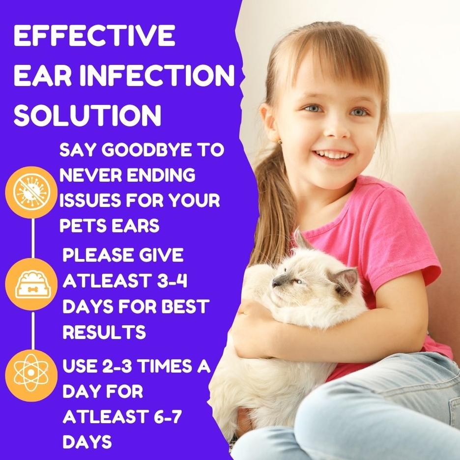 Antibiotic Dog Cat Ear Infection treatment | Natural Ear drops - Benadryl For Dog Ear Infection Medication