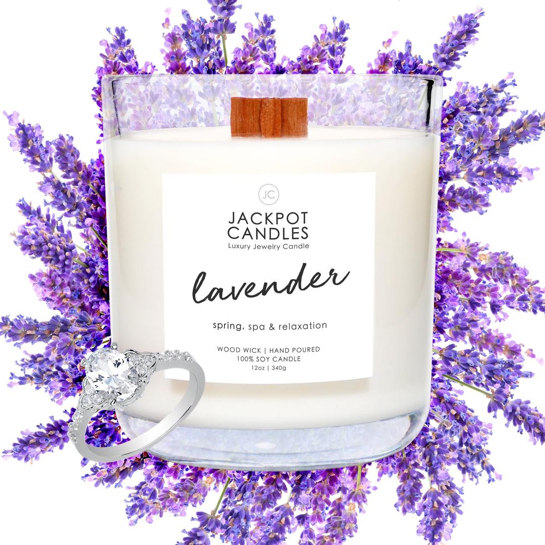 lavender scented candle