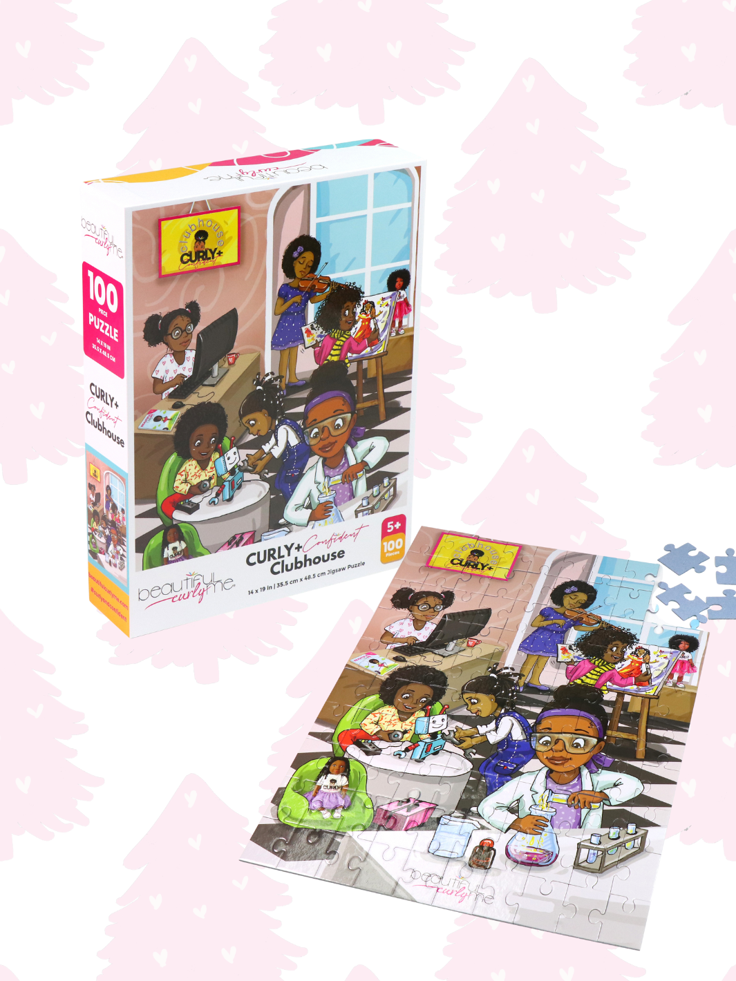 Curly + Confident Clubhouse - 100 Piece STEM Puzzle
