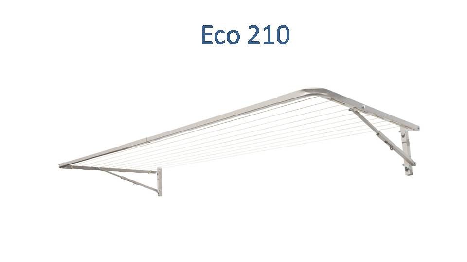 eco 210 fold down clothesline 2000mm wide deployed
