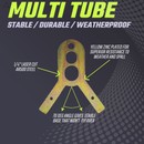 Multi Tube EMT Target Stand Brackets Features