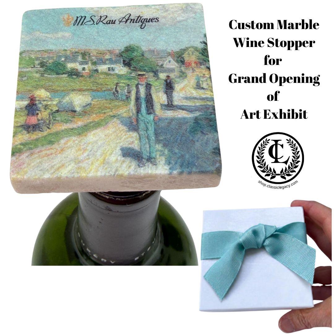 Custom Art used on Classic Legacy custom wine bottle stoppers