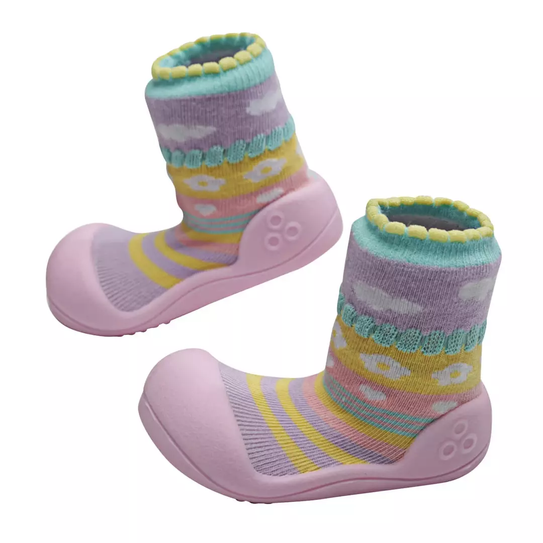 Baby Girl Walker Shoes - Attipas Attibebe - Pink