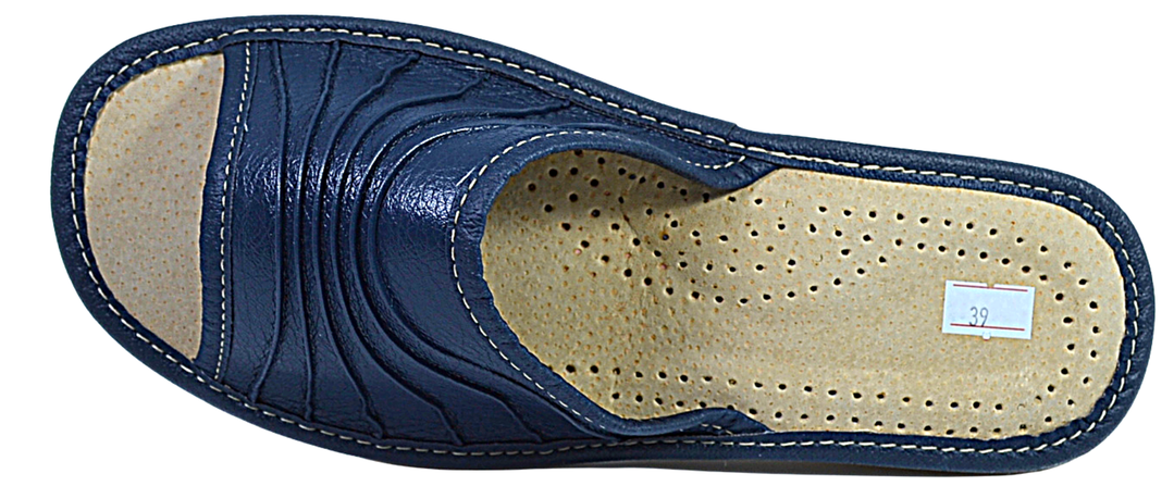 Evangeline - Women leather slippers - Reindeer Leather