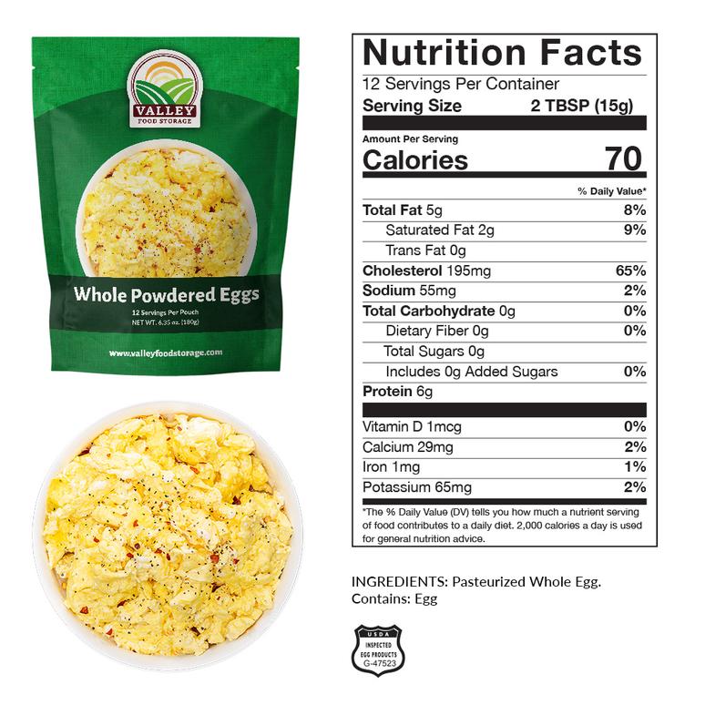 Powdered Eggs Order Dried Whole Egg Powder Instant Eggs Online
