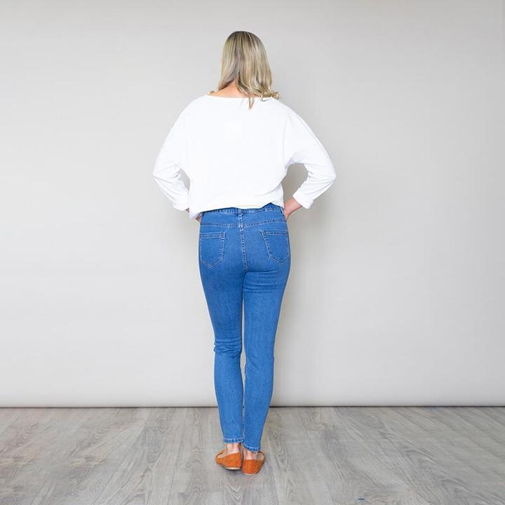 Stud Pocket Denim Trouser