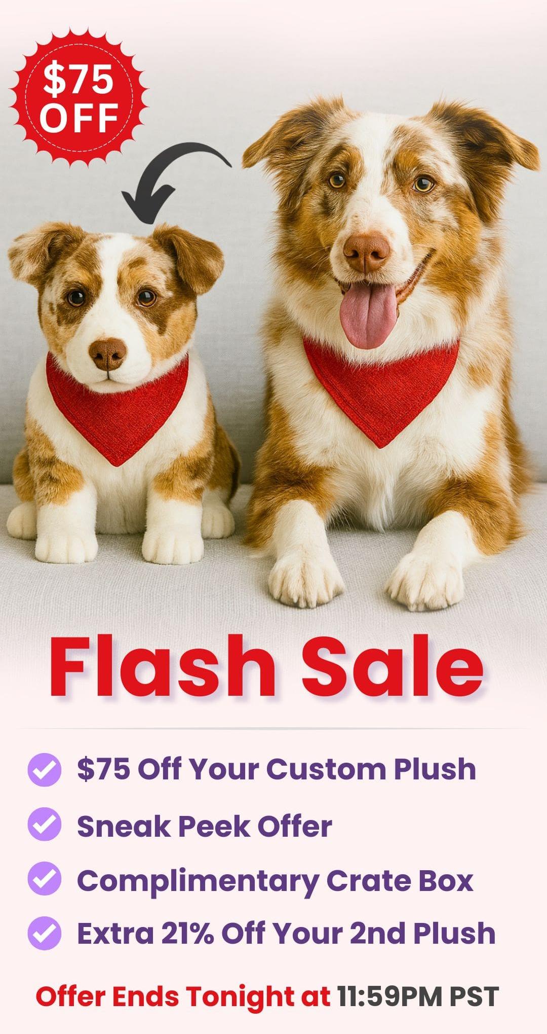 custom stuffed animal plush from photos as a memorial gift