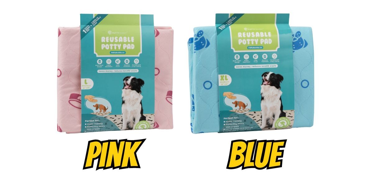 Pink and Blue Potty Pads