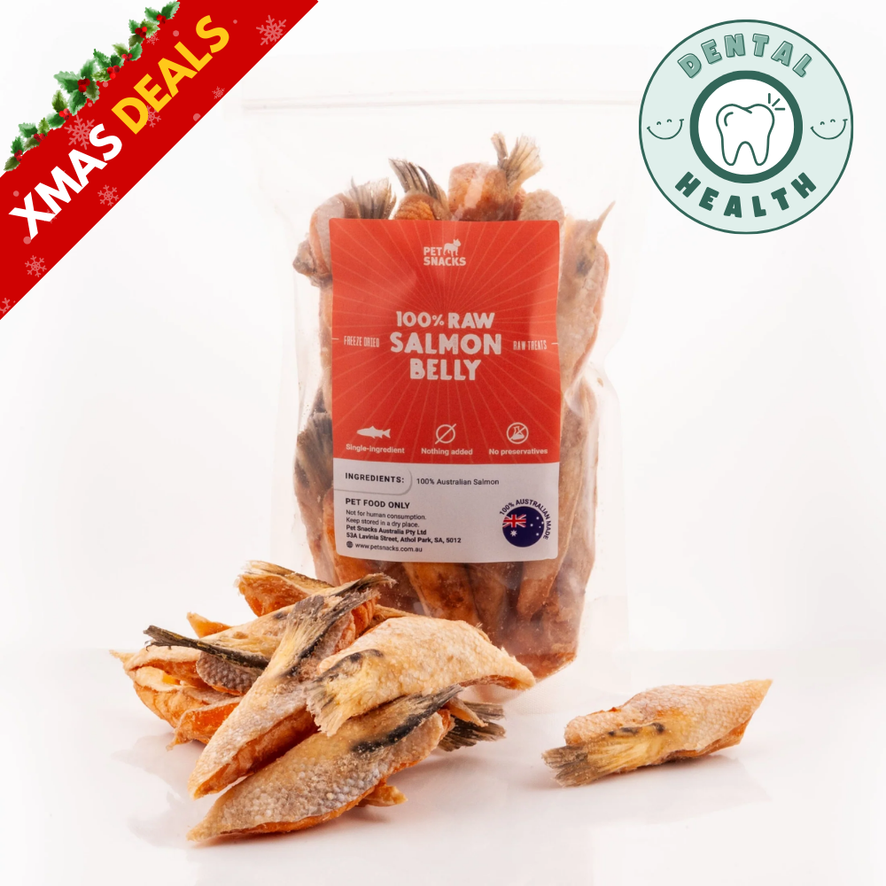 Raw Salmon Belly Treats Dog Treats Pet Snacks 
