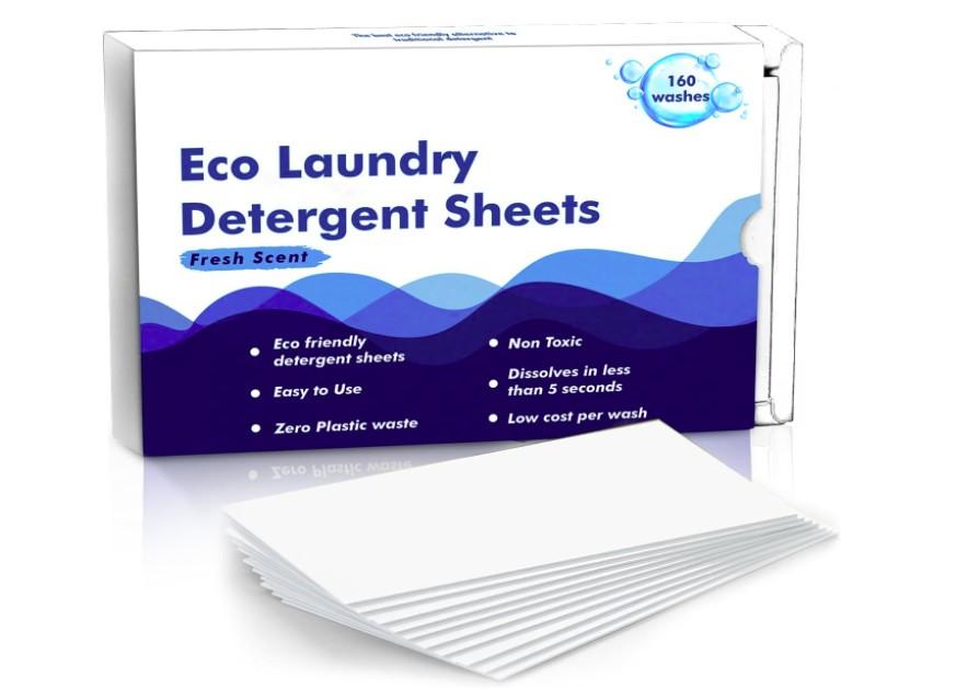 Non-Toxic Laundry Detergents WorldFront Naturals Fresh Scent Laundry Detergent Sheets