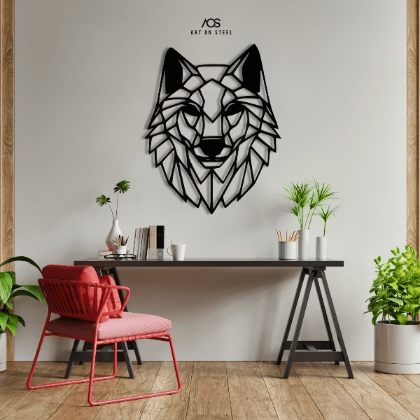 Wolf Metal Art | Home Decor - Art on Steel