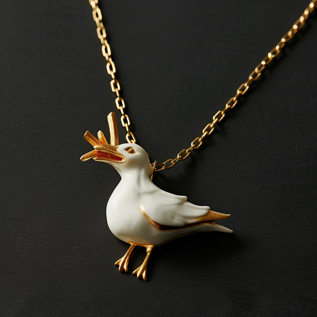 Free Boardwalk Sea Gull Necklace Viking Goods Company