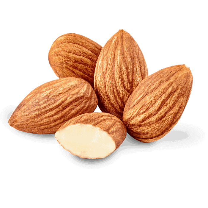 Photo shows almonds