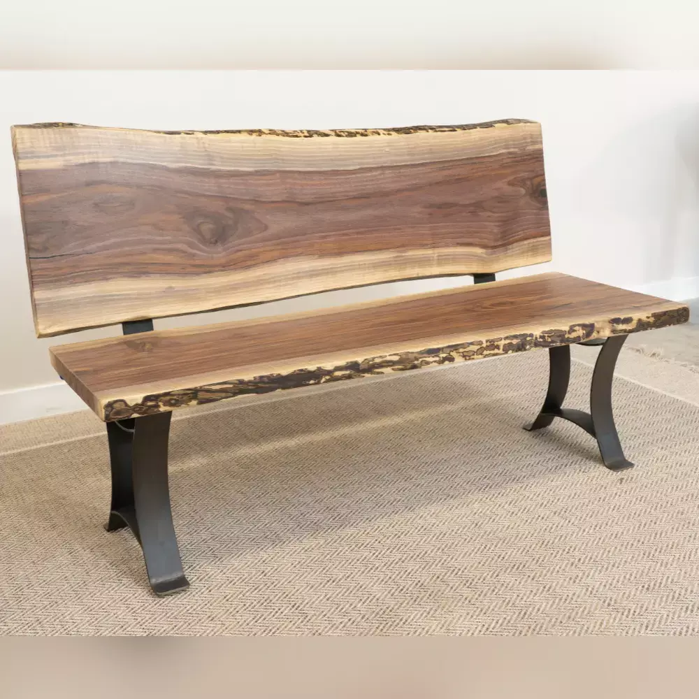 Live Edge Bench