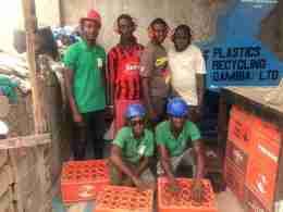 Plastics recycling Gambia takes plastic out of the environment and reuses it