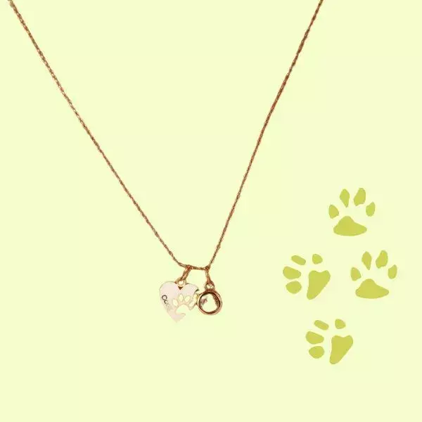 Pet memorial jewelry