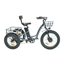 slate blue electric tricycle anywhere bikes senior rugged fat tire ebike