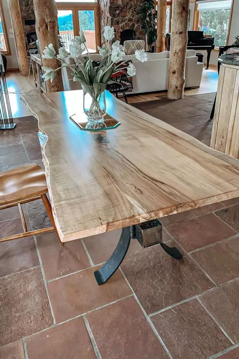 Rustic Live edge dining table