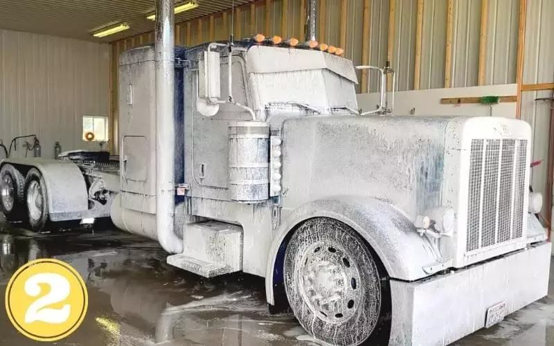 Wax Replacement On Peterbilt Truck