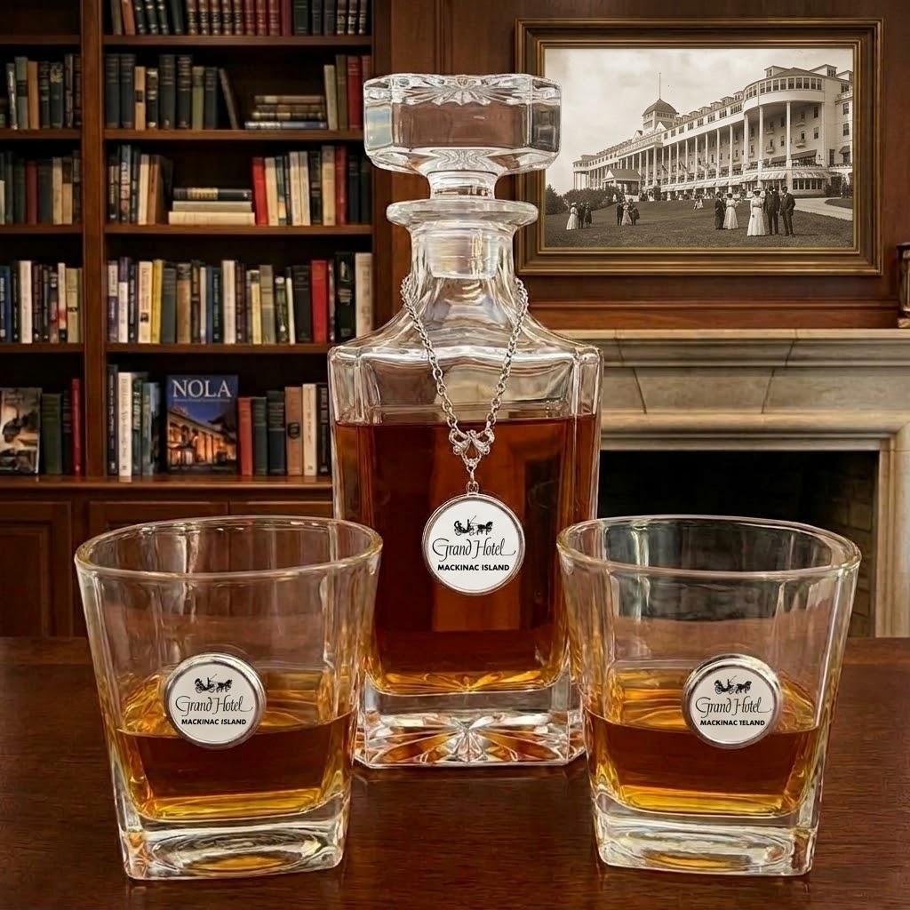 Custom decanter set with your logo or art