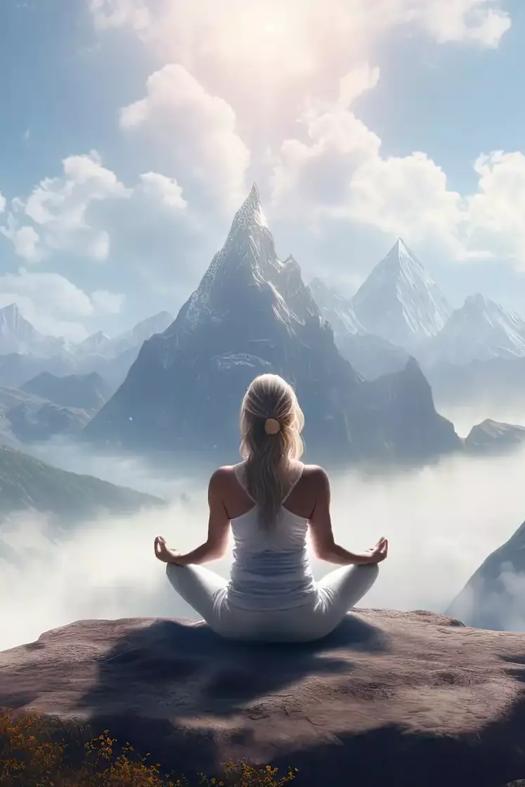 the practice of Drishti Sadhna - tablet