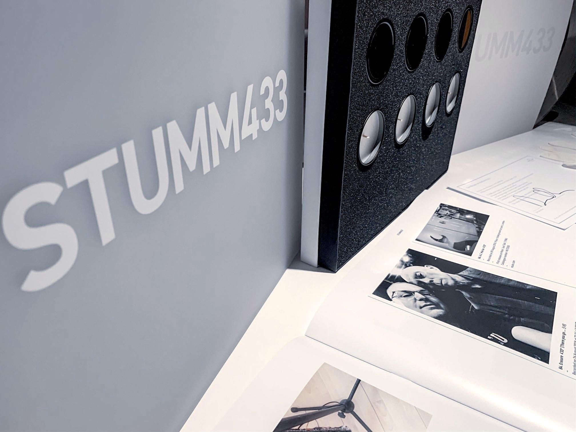STUMM433 Box Set featuring 57 covers of John Cage's silent 4'33" composition and The Scent of Silence in candle form by Joseph Quartana.