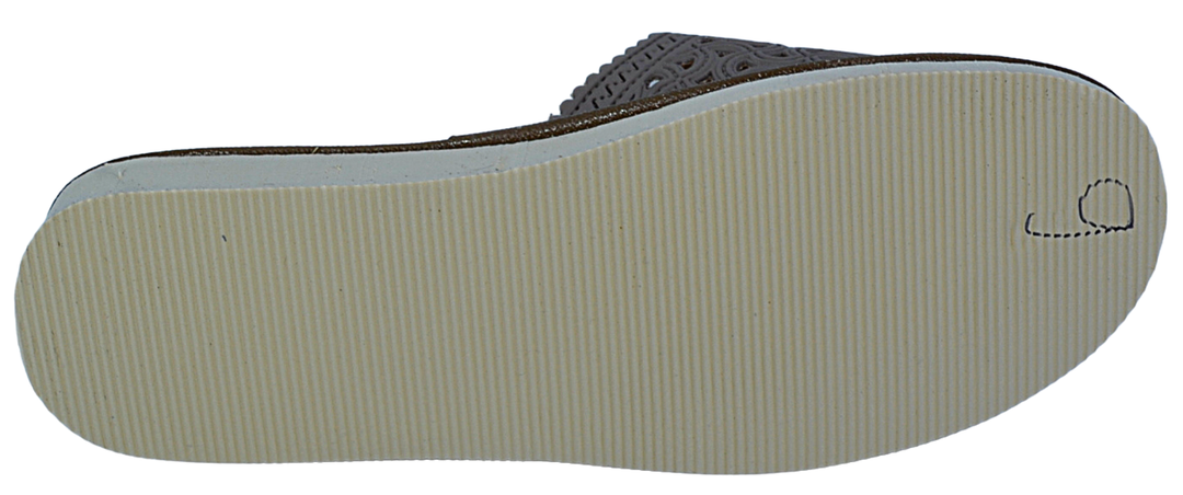 Harmonia - Women Open toe slippers - Reindeer Leather