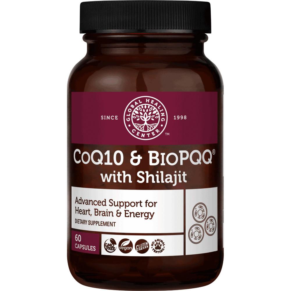 Global Healing CoQ10 & BioPQQ with Shilajit Bottle
