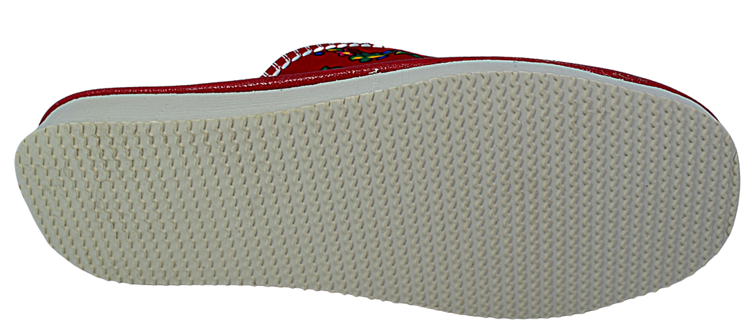 Renee - Women rubber sole slippers - Reindeer Leather
