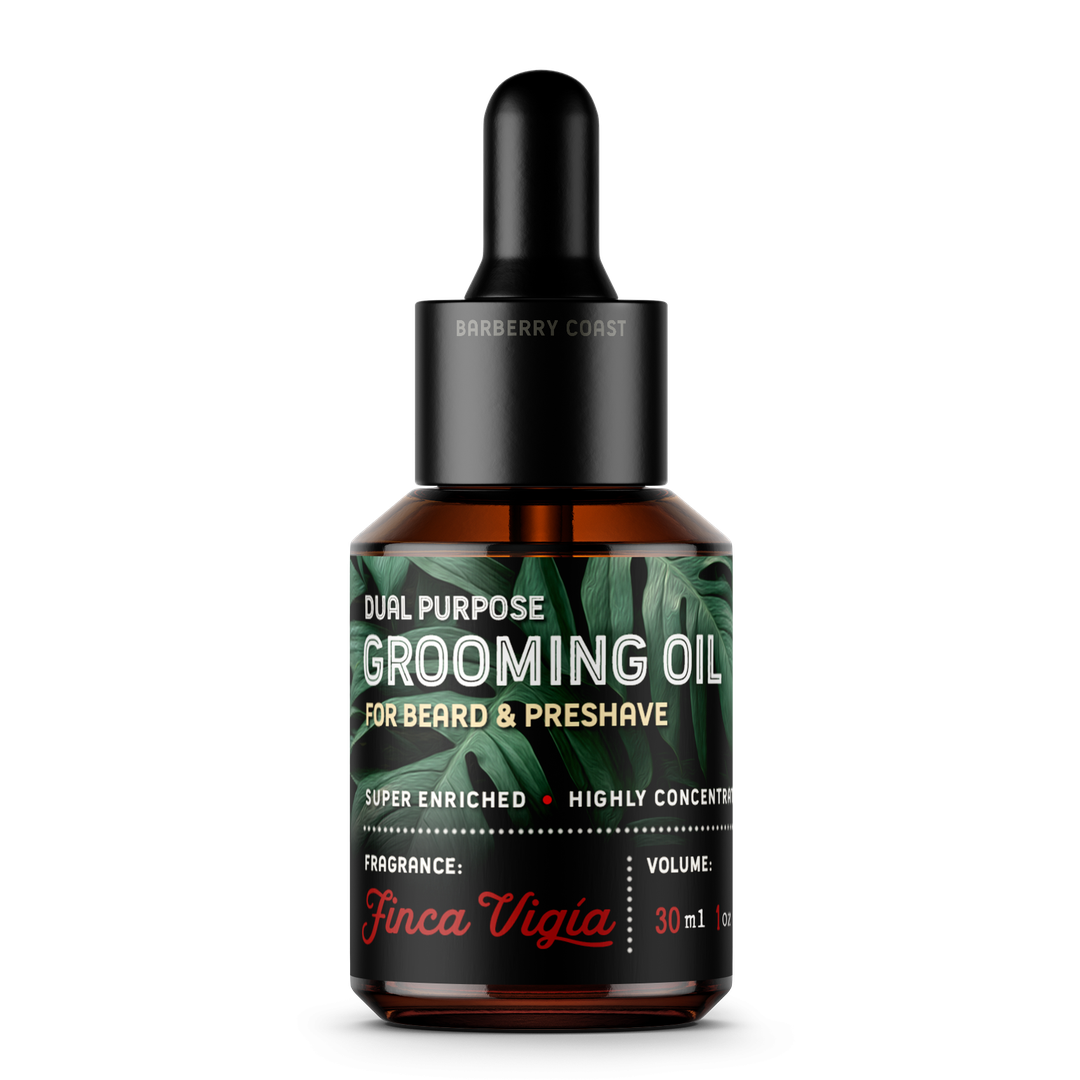 2-in-1 Grooming Oil - Beard & Preshave - 9 Scent Options