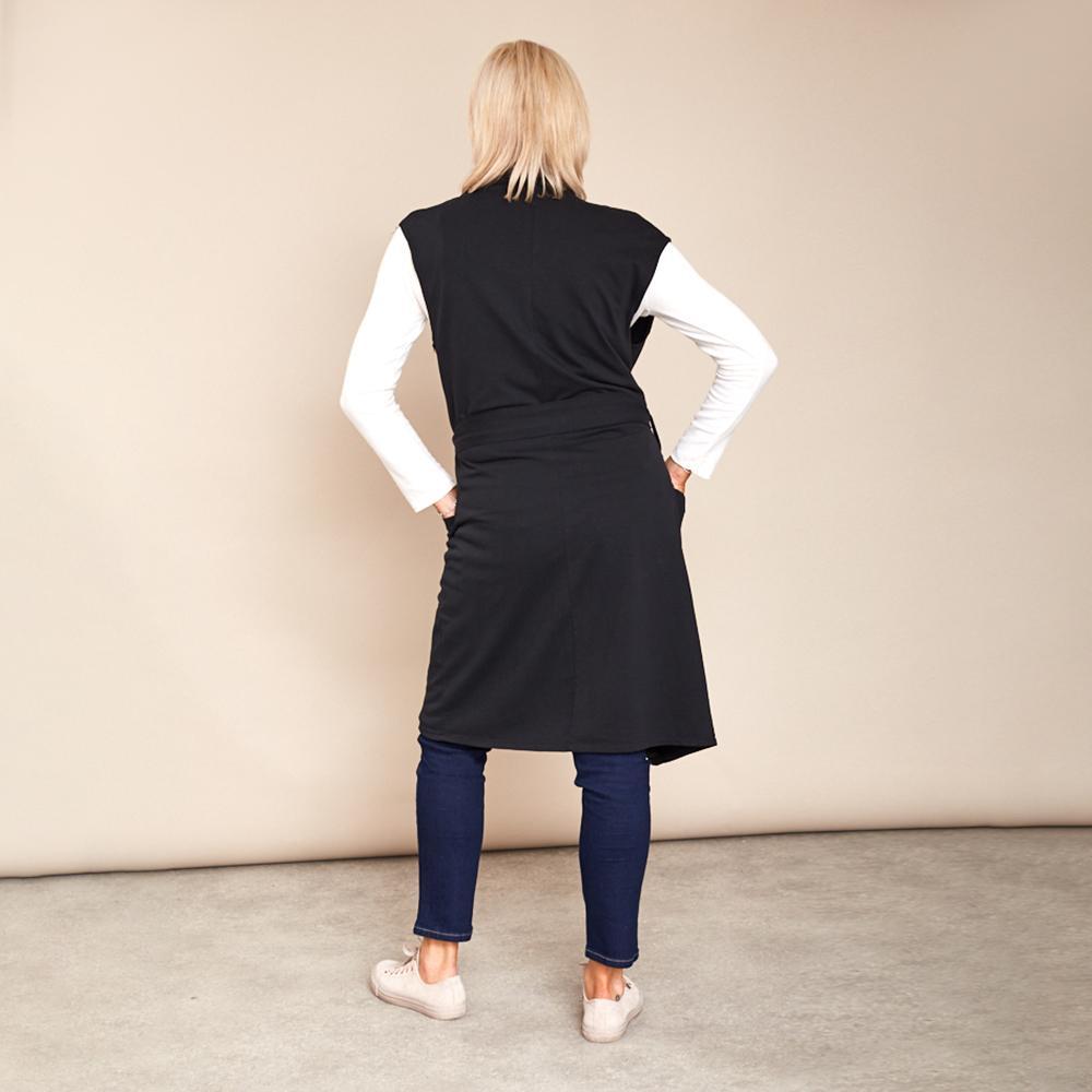 Katrina Jersey Gilet (Black)