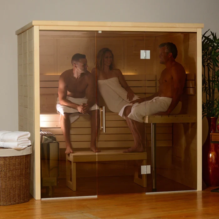 Indoor electric sauna
