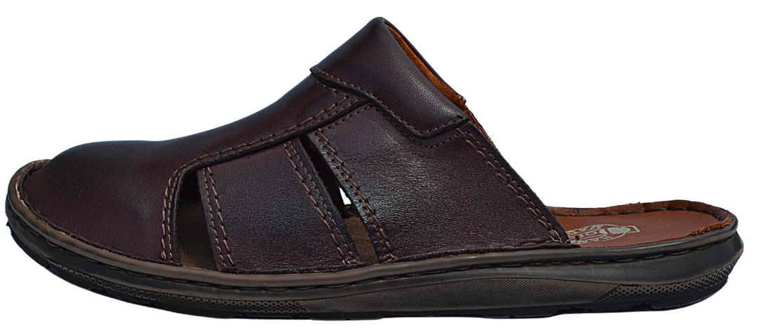 Michael - Men handmade leather clogs - Reindeer Leather