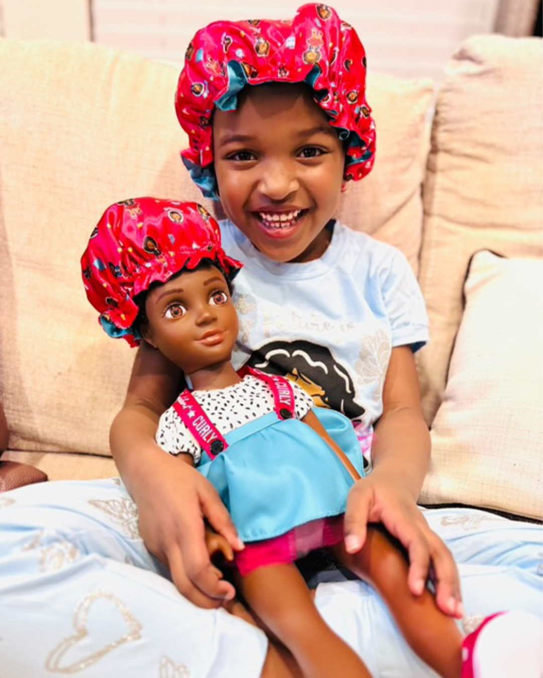 Bella Boss | Mini & Me (Matching Girl & Doll Bonnets)