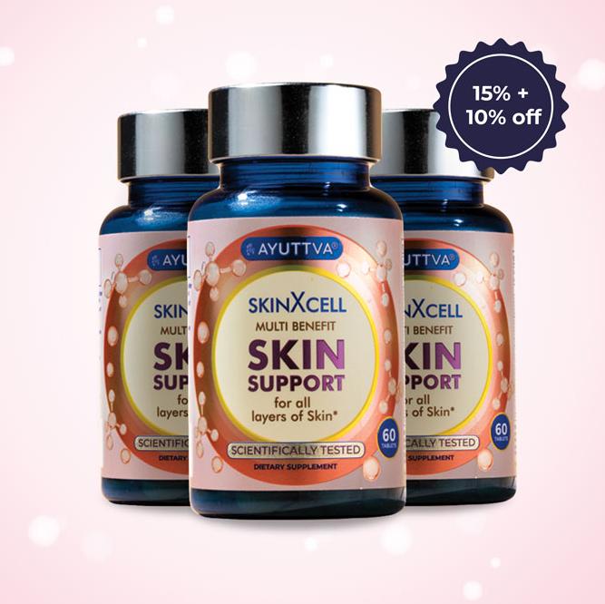 SkinXcell pack of three bottles