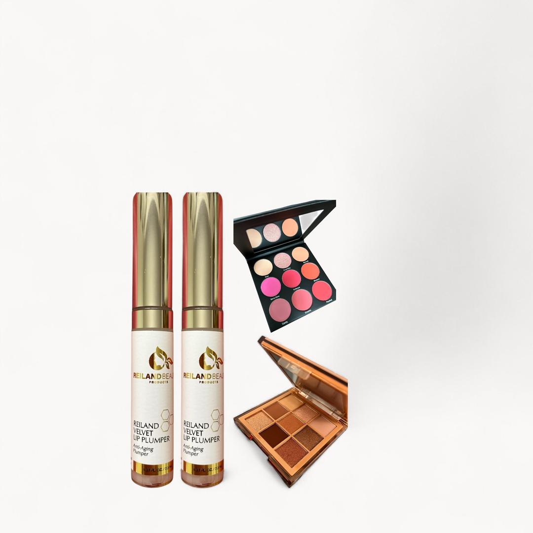 2 Reiland Velvet Lip Plumper with Free Offer of Eyeshadow and Blush