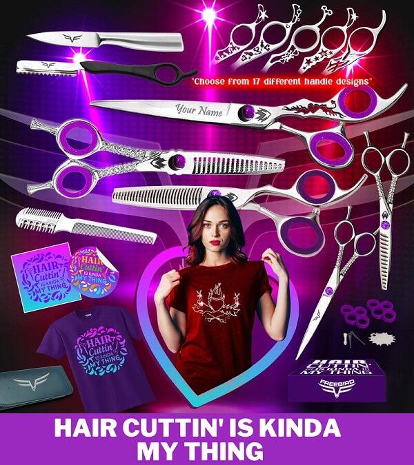 Custom Hair Shears Thinning Shears Grooming Shears Stylist Shirts