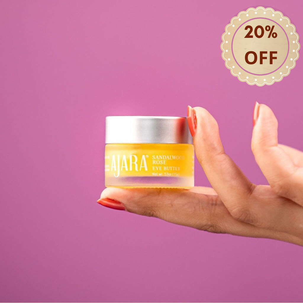 Maquillaje antiedad con rosa y sándalo Mantequilla