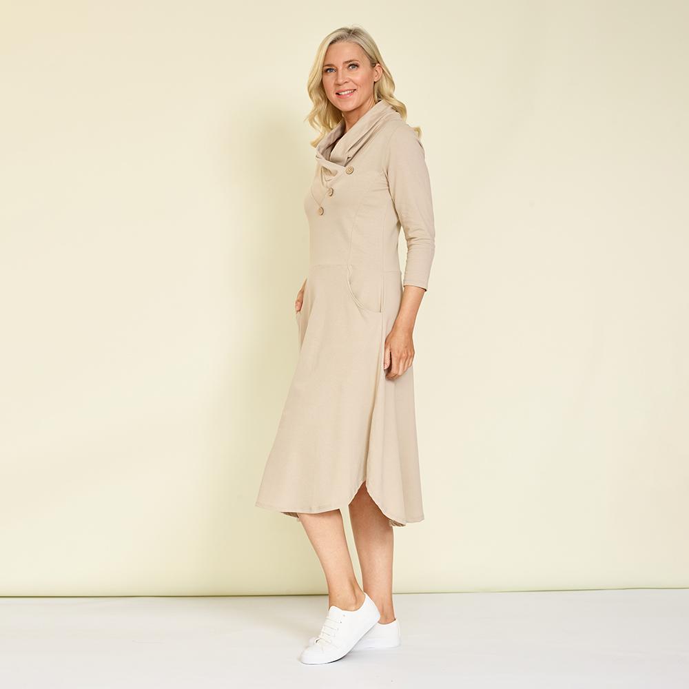 Aria Dress (Beige)