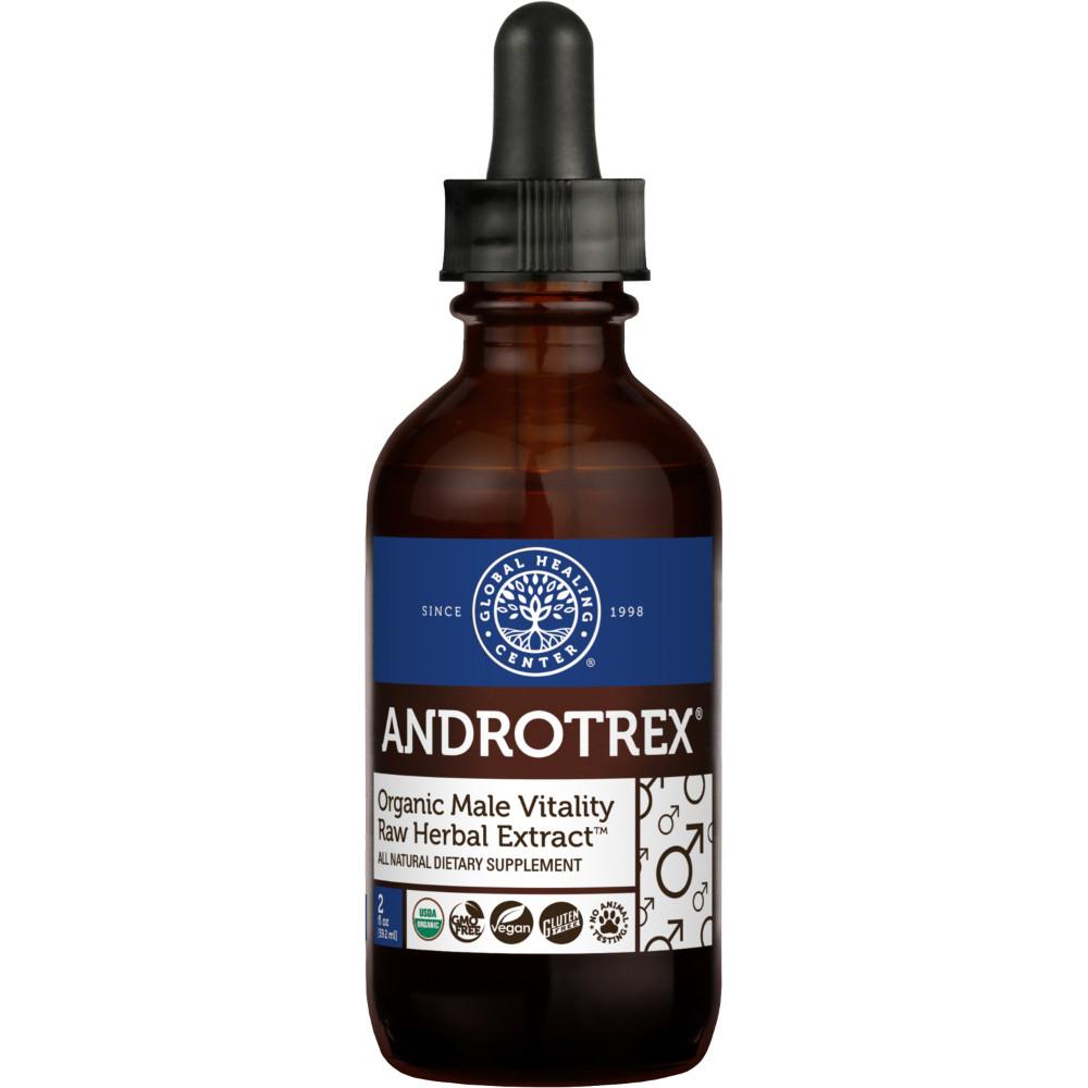 Global Healing Androtrex Male Vitality Bottle