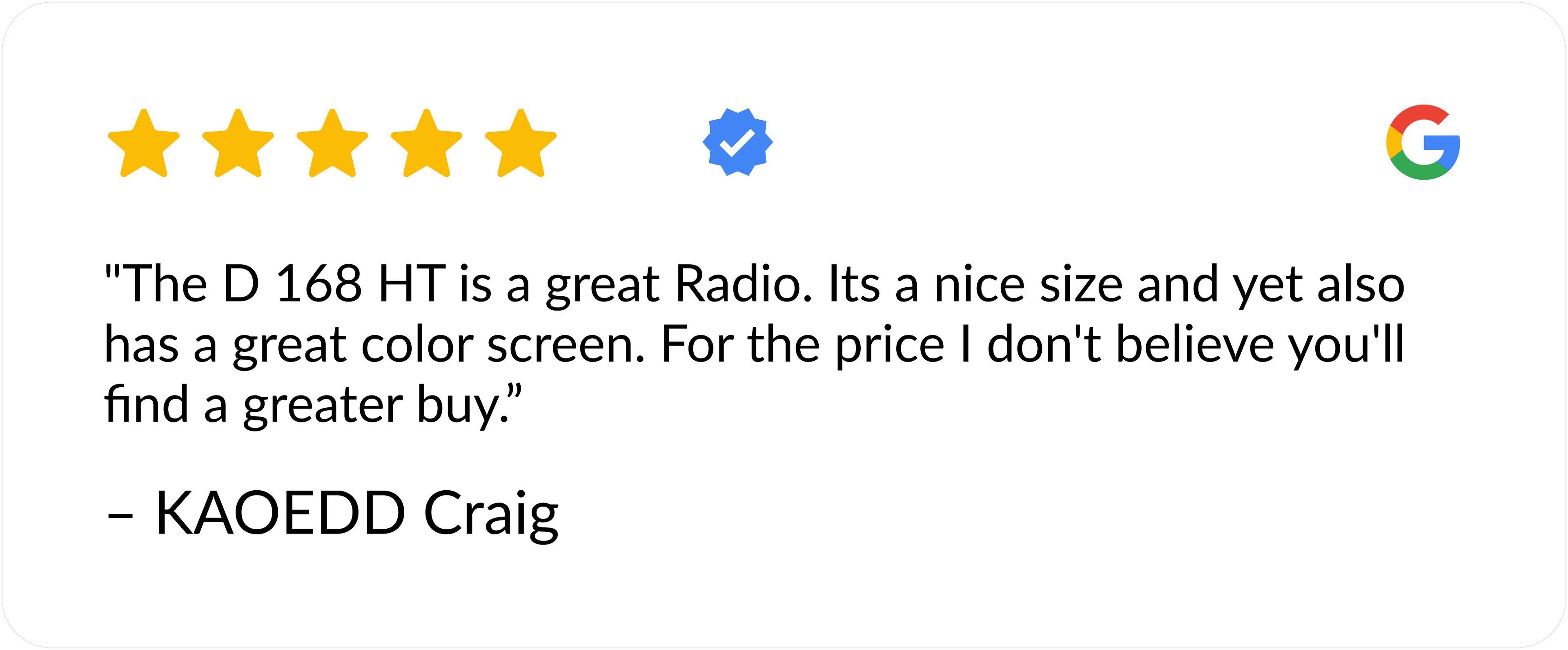 Product Testimonial/Review 1