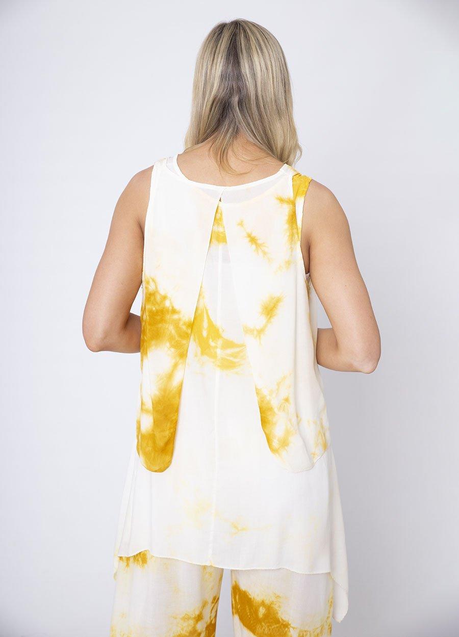 Two Piece Layered Sleevless Top
