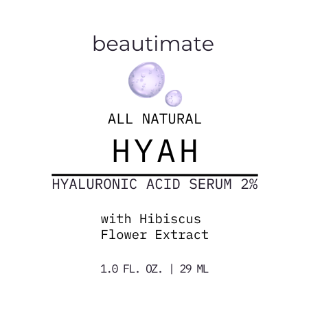 hyah serum label