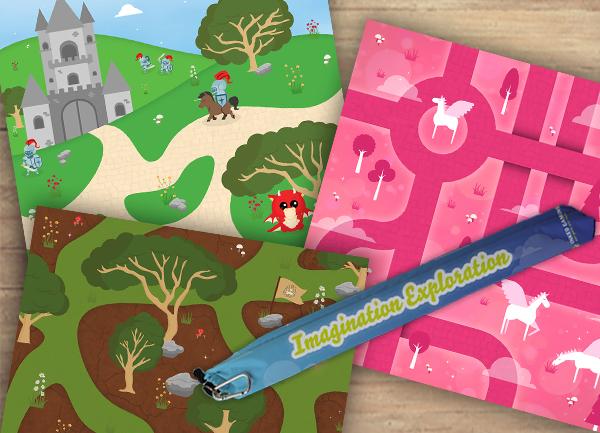 Imagination Exploration Playmats And Free Mat Bag