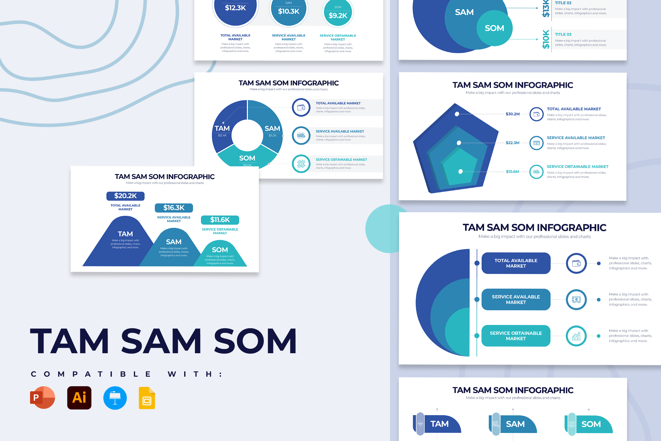 Finance Powerpoint Infographic Templates