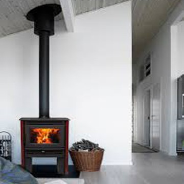 Chimney Pipe Installation for Wood Stove through a Flat Ceiling 